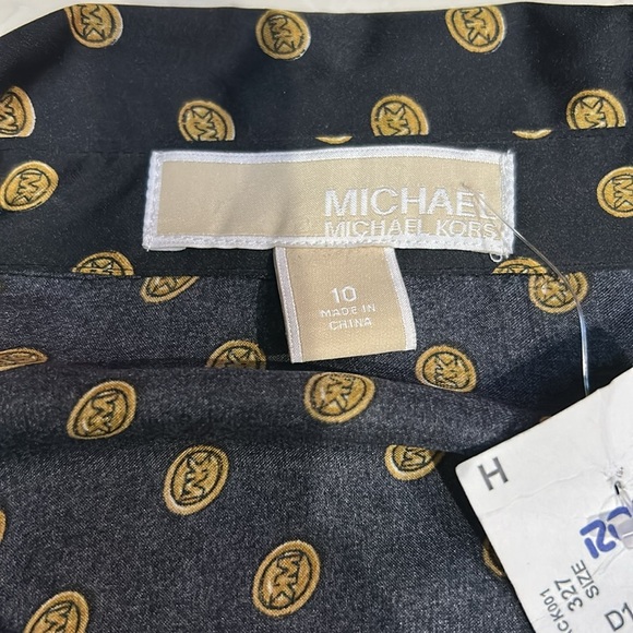 NWT 2 Michael Kors MK Symbol Blouse shirts - Picture 8 of 11